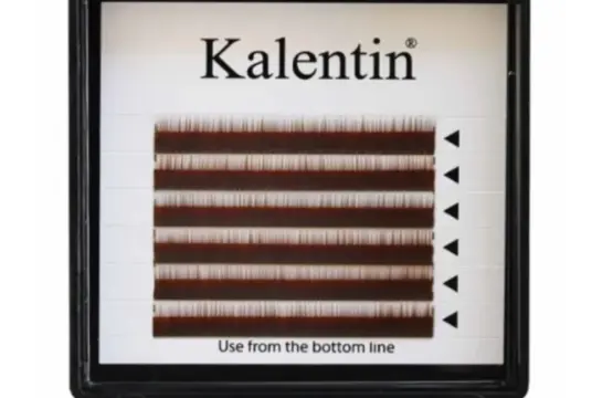 Kalentin Eyebrow Extensions - Curl I Brown 7mm